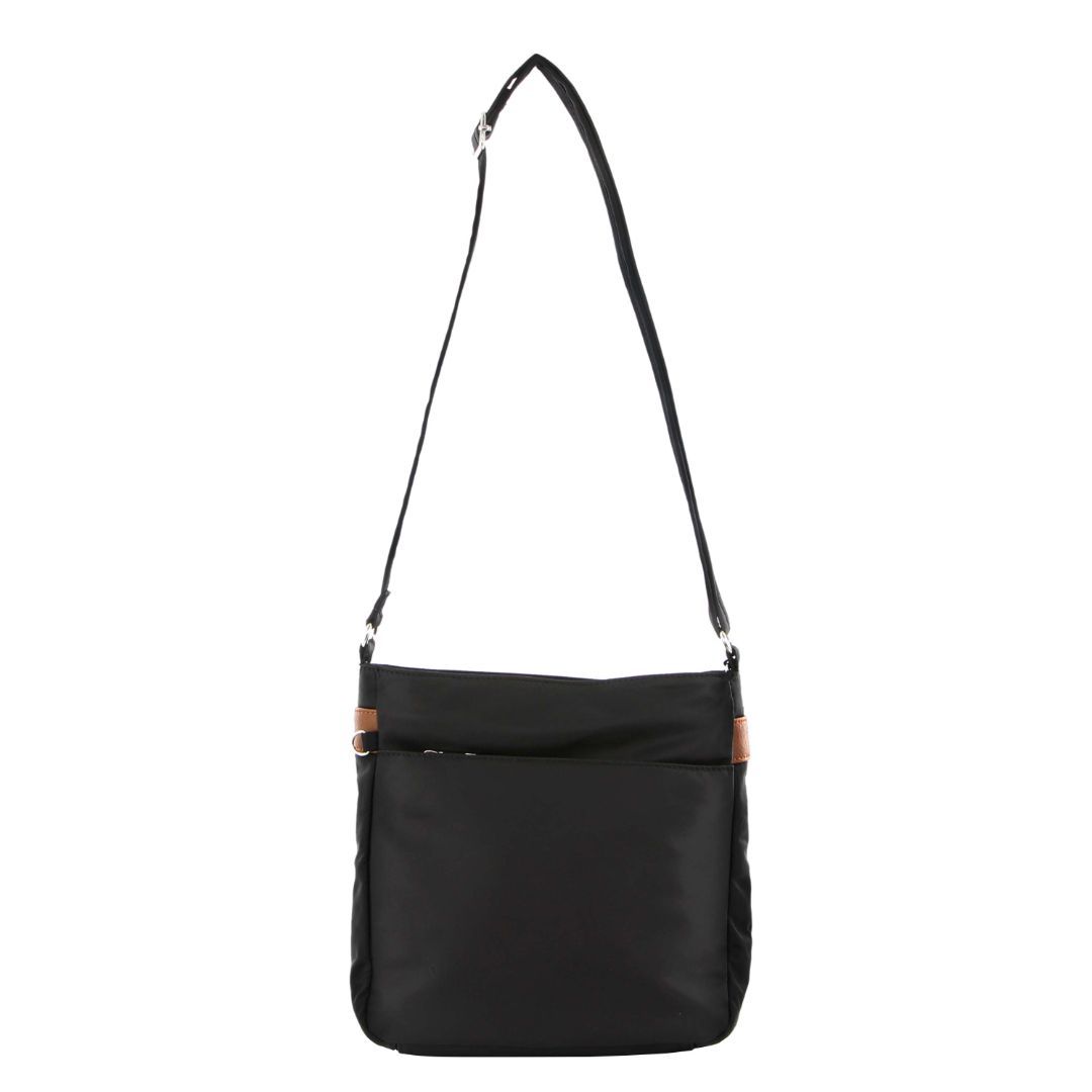 Bolsas Hombro Pierre Cardin Anti-Theft Cross Body Bag Mujer Negras | GNRH-56492