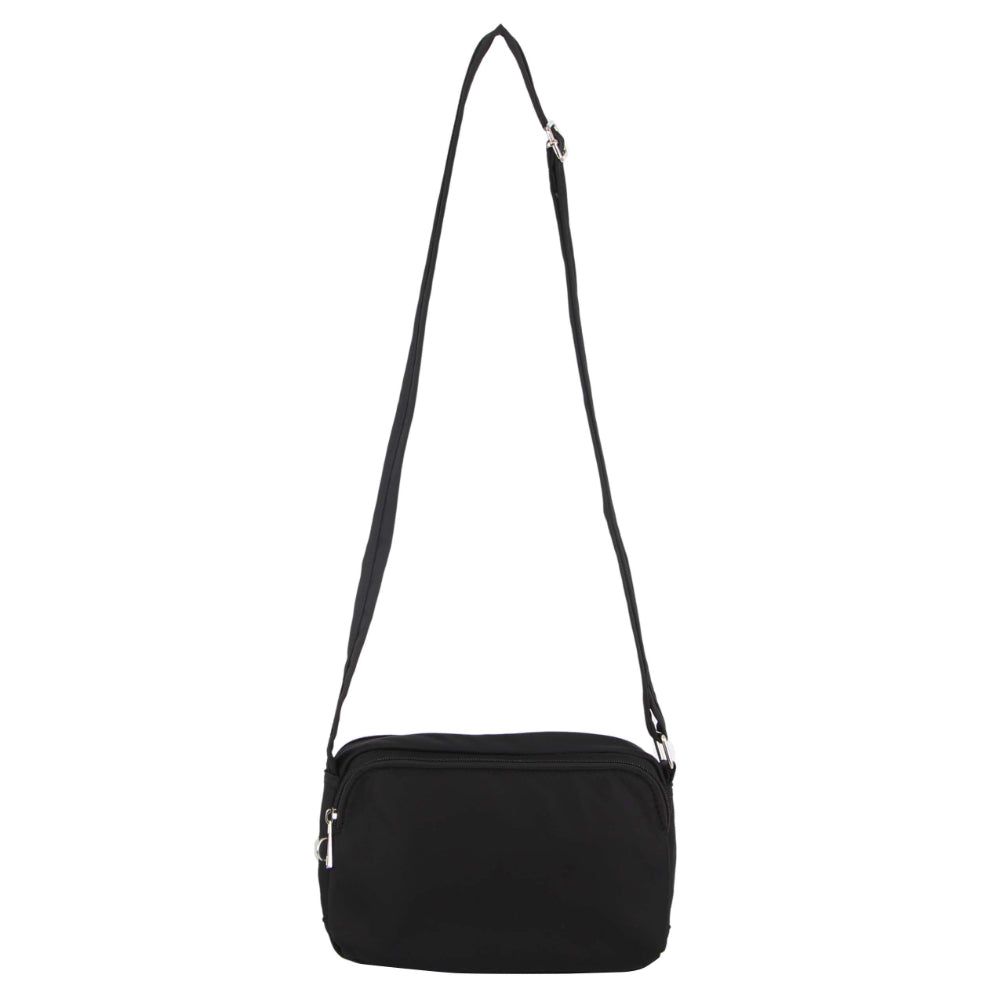 Bolsas Hombro Pierre Cardin Anti-Theft Cross Body Bag Hombre Negras | XSYC-08965