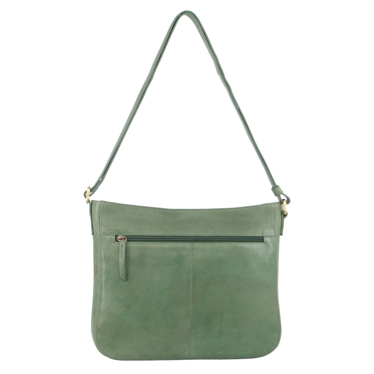 Bolsas Hombro Pierre Cardin Large Woven Embossed Leather Crossbody Bag Mujer Verde | MJRC-45287