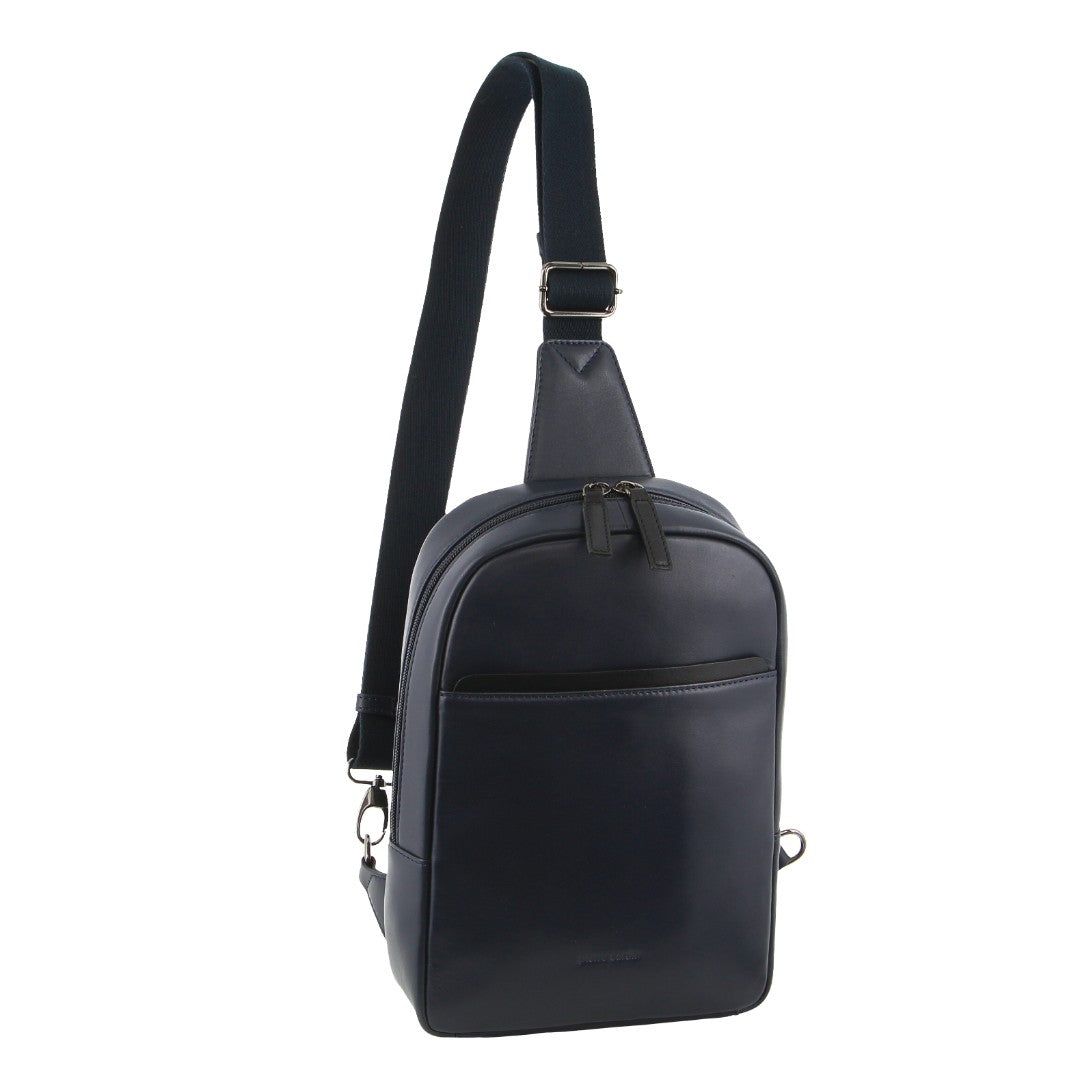 Bolsas Hombro Pierre Cardin Leather 3-Way Sling Bag Hombre Negras | COHW-63982