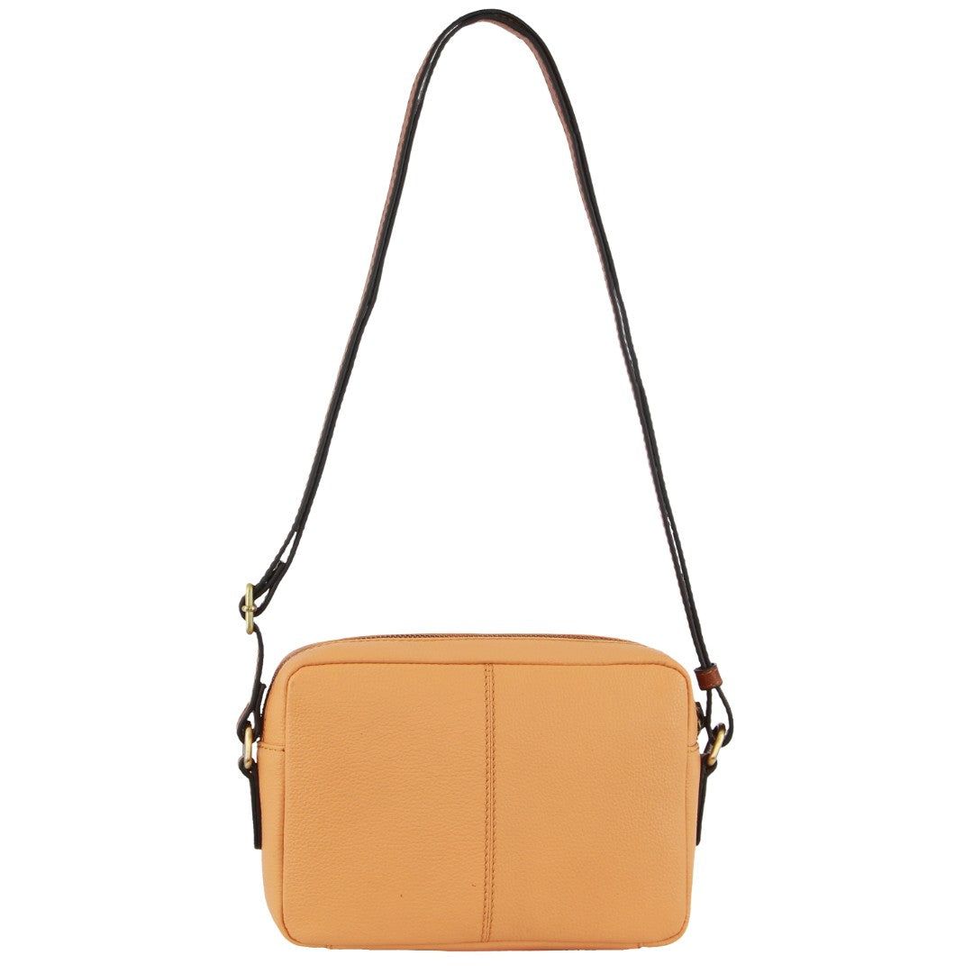 Bolsas Hombro Pierre Cardin Leather Classic Square Crossbody Bag Mujer Albaricoque | IHAR-09172