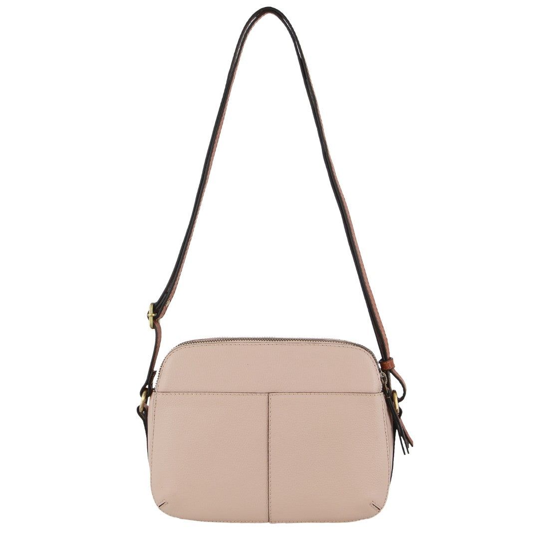 Bolsas Hombro Pierre Cardin Leather Classic Crossbody Bag Mujer Beige | QNYV-91062