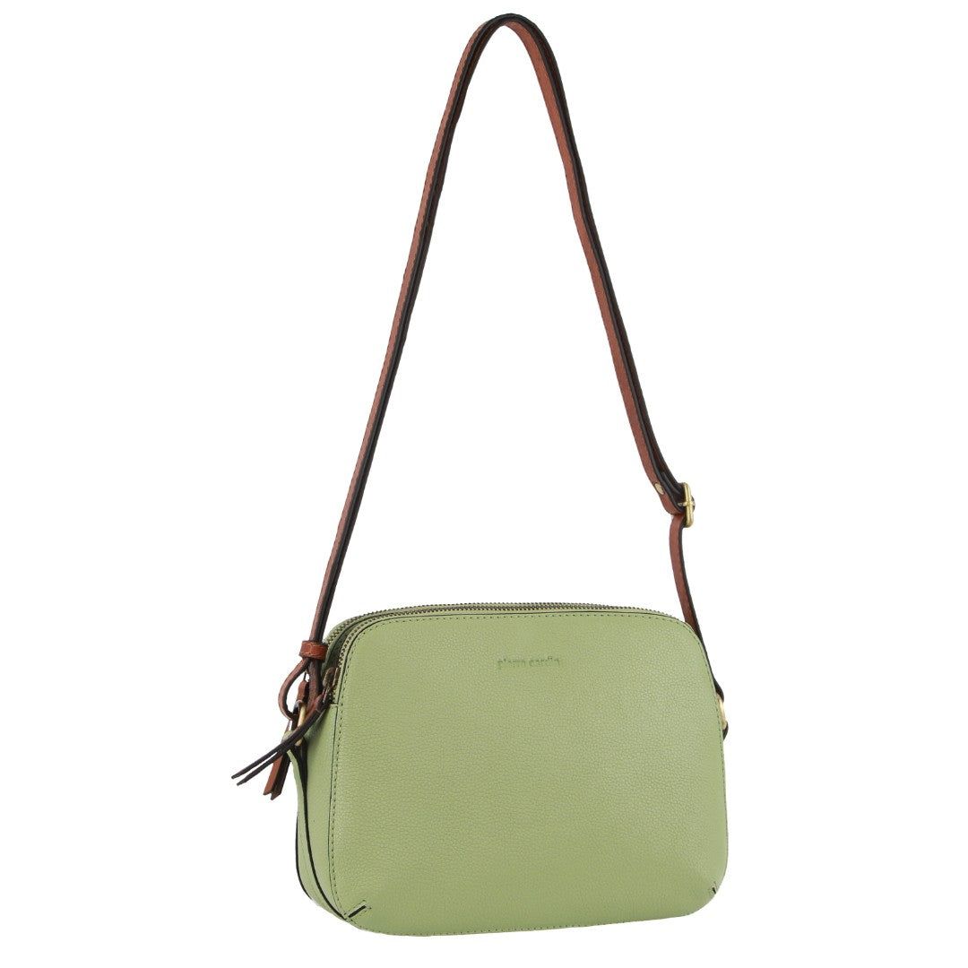 Bolsas Hombro Pierre Cardin Leather Classic Crossbody Bag Mujer Jade | PKMJ-30945