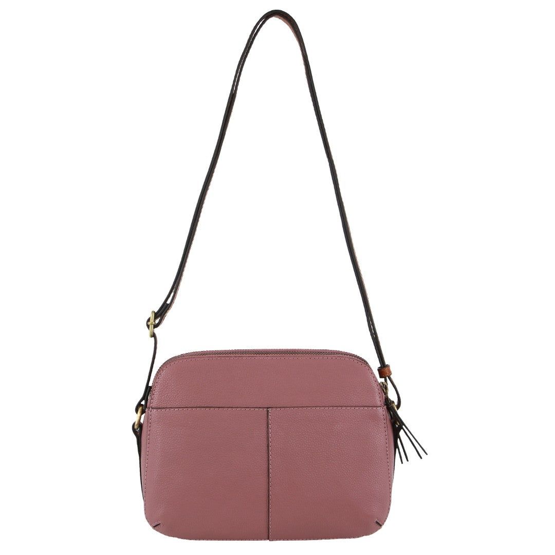 Bolsas Hombro Pierre Cardin Leather Classic Crossbody Bag Mujer Rosas | NQPH-23609