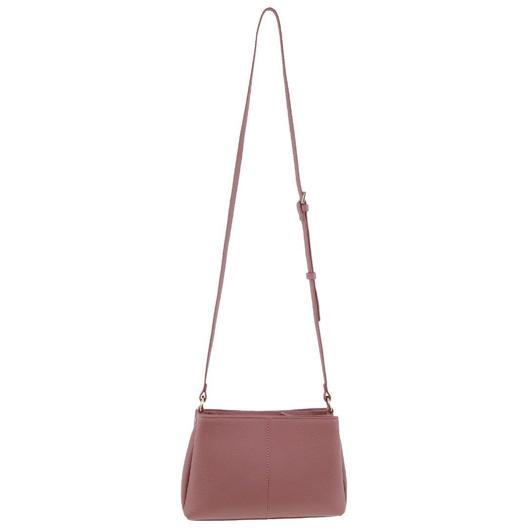 Bolsas Hombro Pierre Cardin Leather Crossbody Bag Mujer Rosas | YJRK-32087