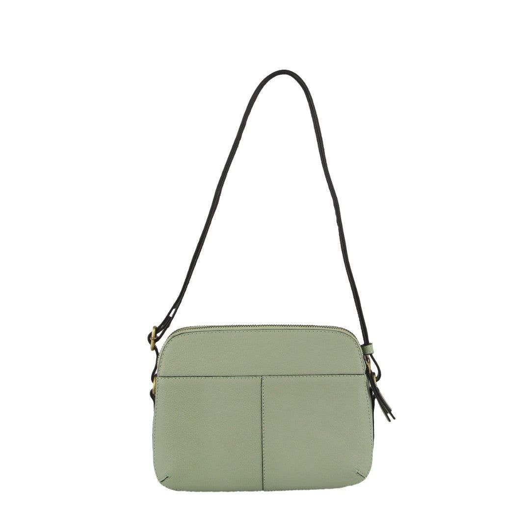 Bolsas Hombro Pierre Cardin Leather Crossbody Bag Mujer Jade | FEUT-92641