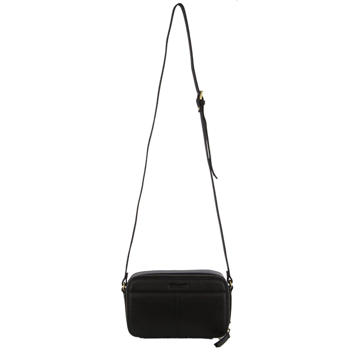 Bolsas Hombro Pierre Cardin Leather Crossbody Camera Bag Mujer Negras | ZKMW-39758