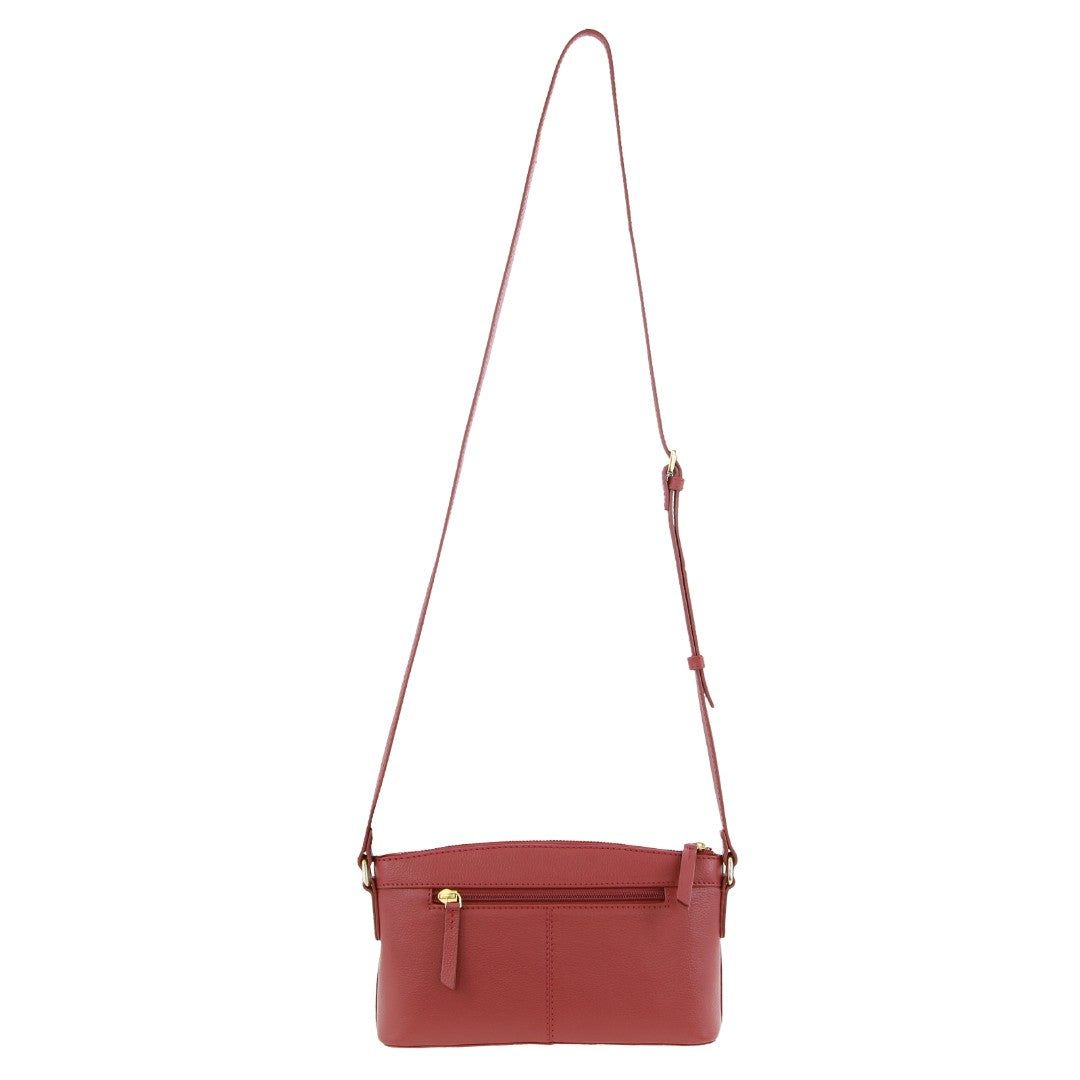 Bolsas Hombro Pierre Cardin Leather Crossbody Bag Mujer Rosas | SXNK-98105