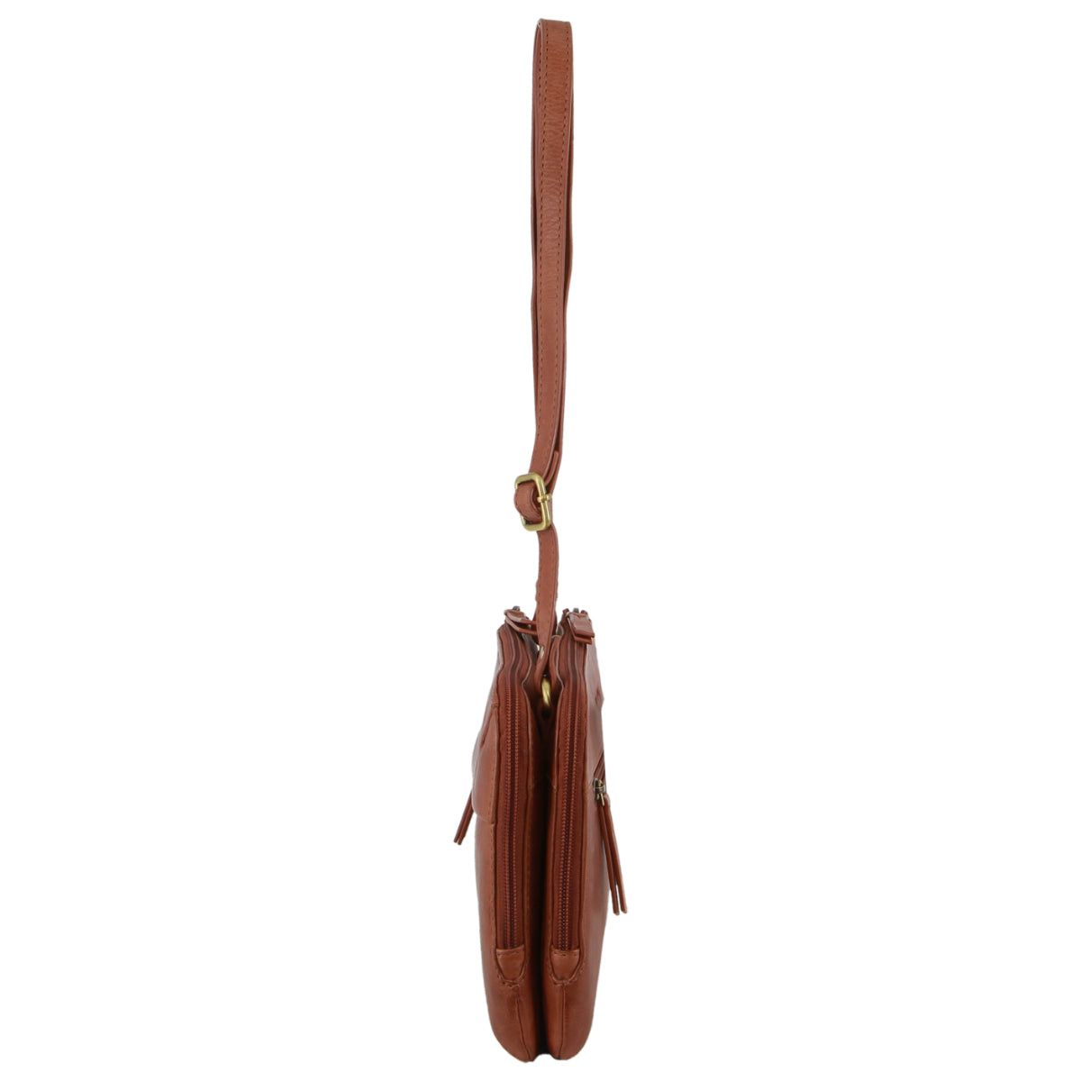 Bolsas Hombro Pierre Cardin Leather Crossbody Bag Mujer Marrones | RQHP-06478