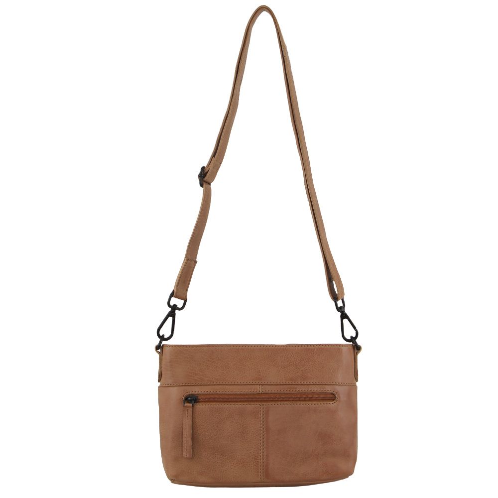 Bolsas Hombro Pierre Cardin Leather Cross-Body Bag Mujer Marrones Claro | QDVY-38127