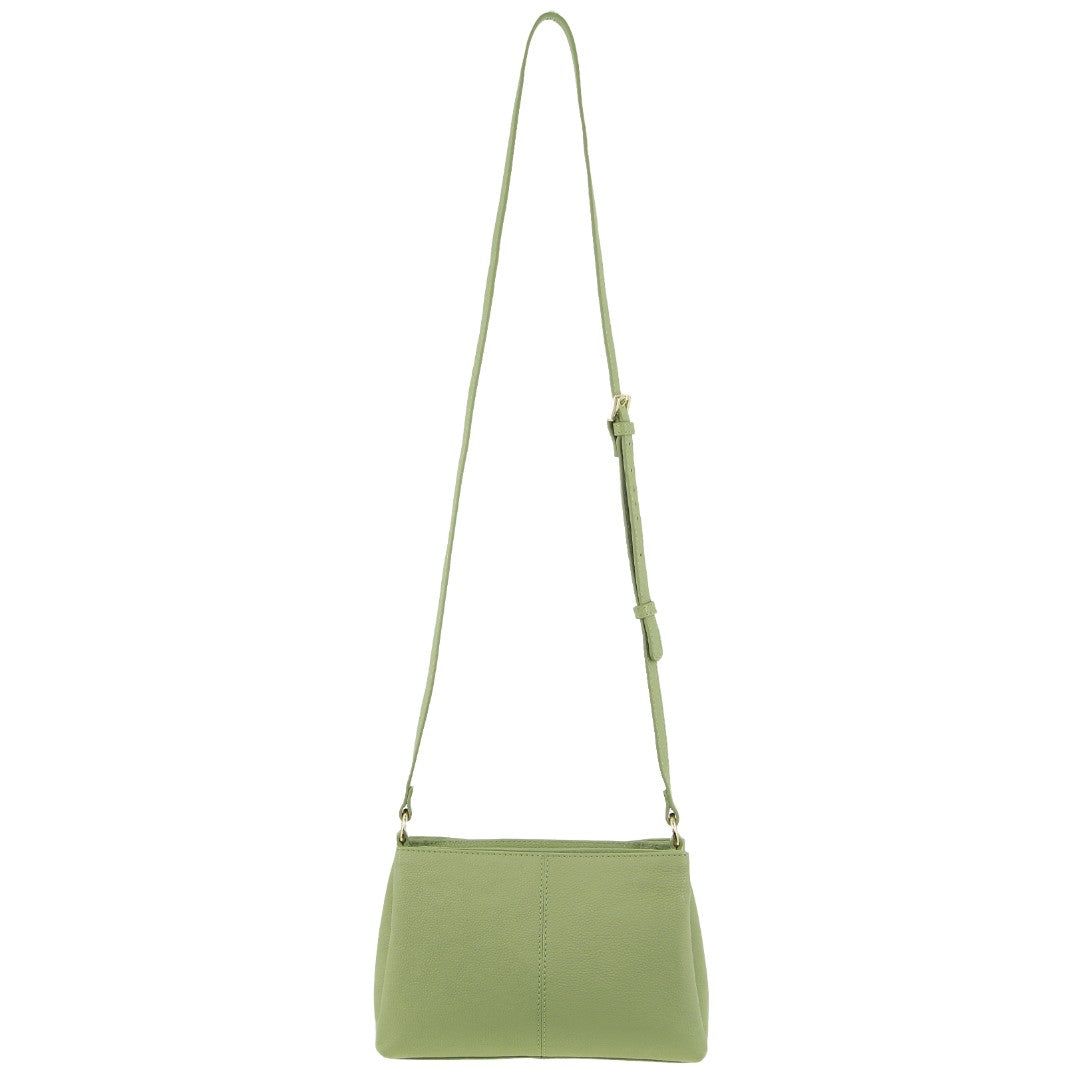 Bolsas Hombro Pierre Cardin Leather Crossbody Bag Mujer Jade | OFCQ-86452