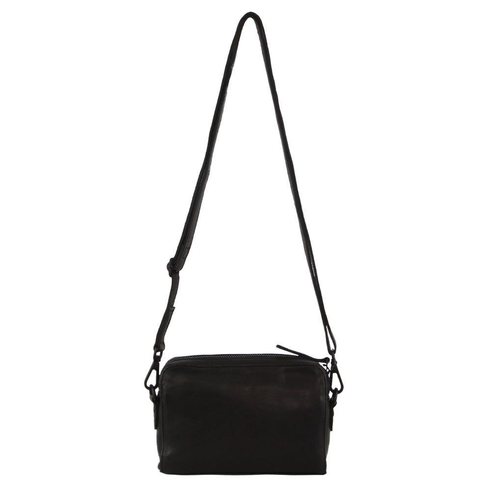 Bolsas Hombro Pierre Cardin Leather Cross-Body Bag Mujer Negras | OBLG-95261