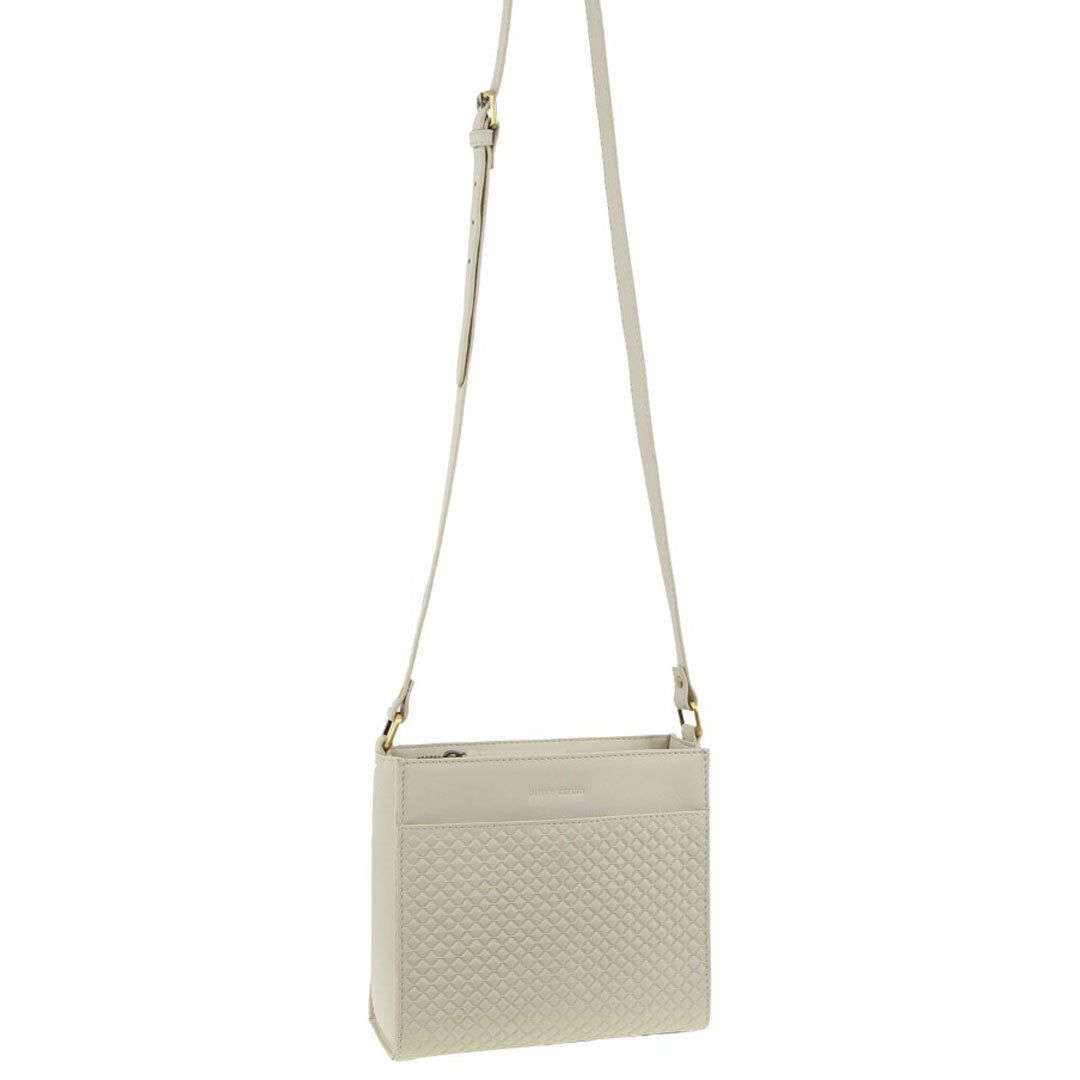 Bolsas Hombro Pierre Cardin Leather Diamond Pattern Embossed Cross-Body Bag Mujer Beige | OTMA-57430