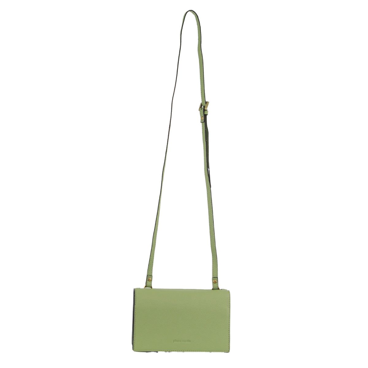 Bolsas Hombro Pierre Cardin Leather Flap Over Cross-Body Bag Mujer Jade | SWCP-64780