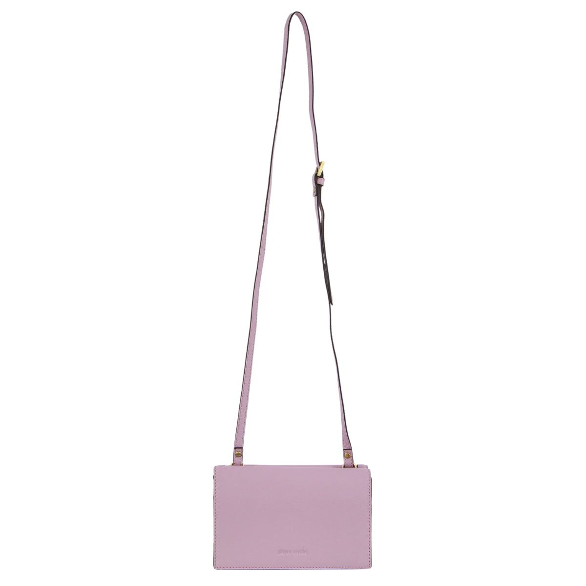 Bolsas Hombro Pierre Cardin Leather Flap Over Cross-Body Bag Mujer Rosas | JXIN-64520