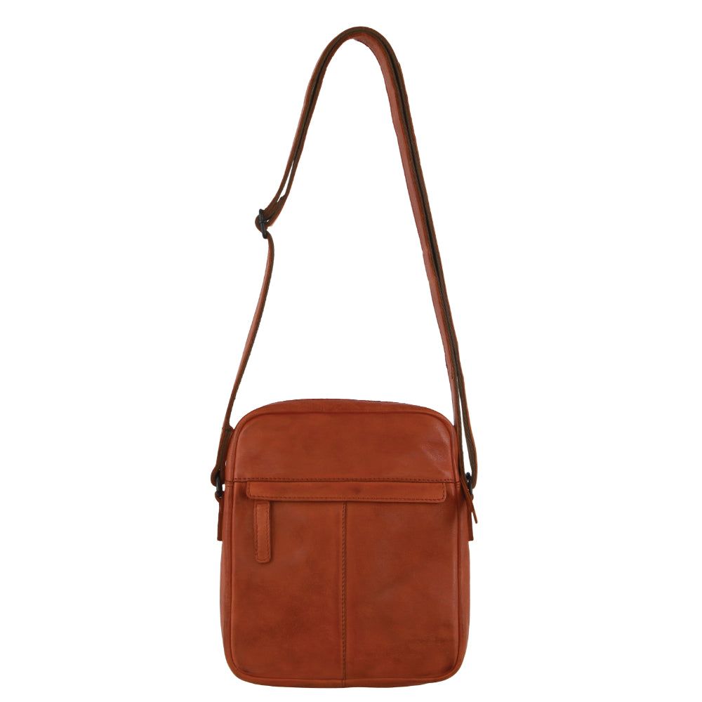 Bolsas Hombro Pierre Cardin Leather Multi-Compartment Cross-Body Bag Hombre Marrones | OZKG-53816