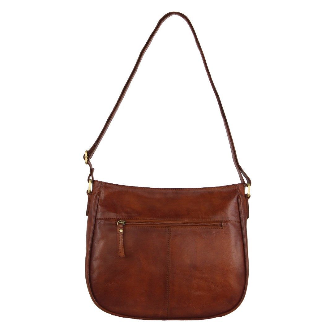 Bolsas Hombro Pierre Cardin Leather Stud Detail Cross-body Bag Mujer Marrones | FJCY-41329