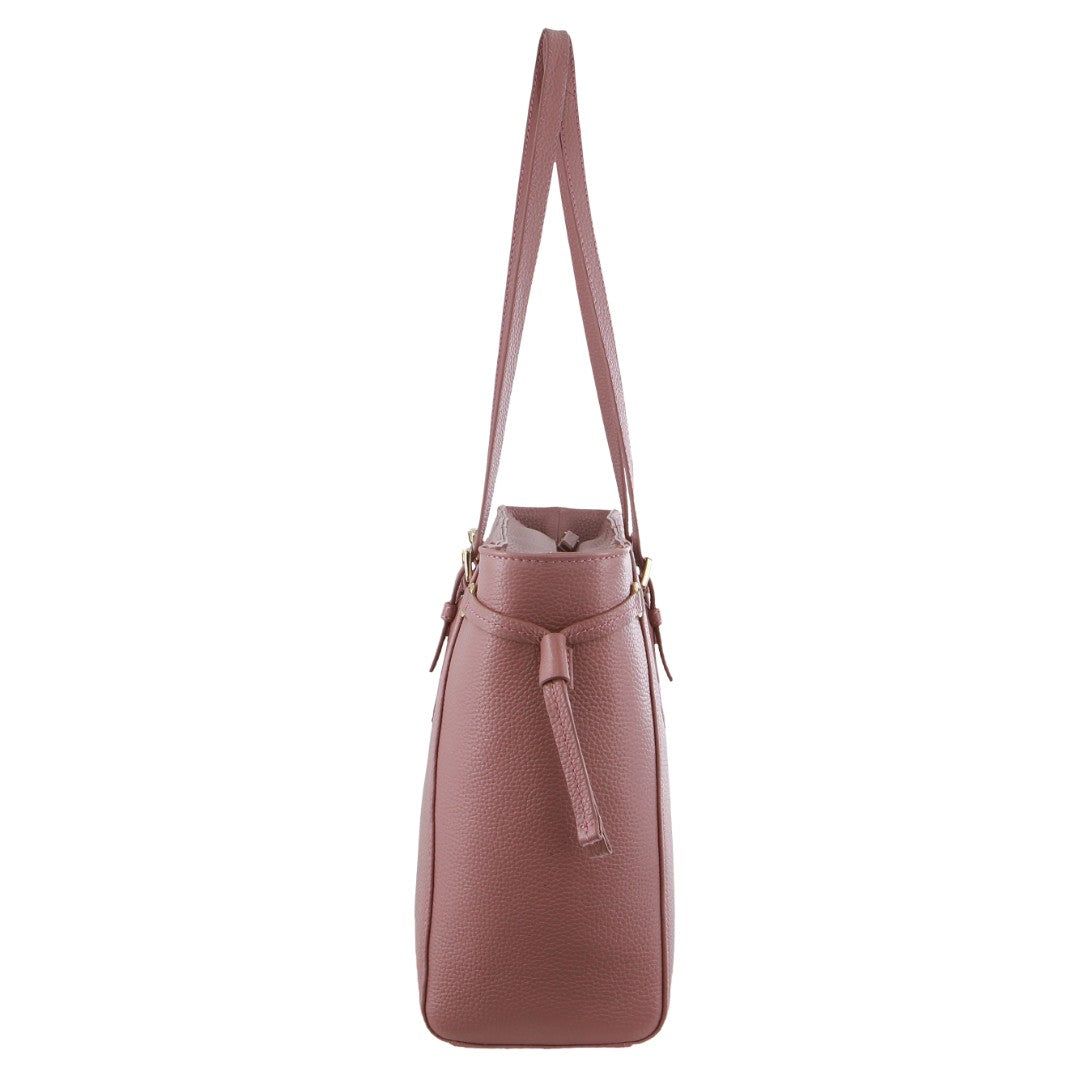 Bolsas Hombro Pierre Cardin Leather Tote Bag Mujer Rosas | VCEU-78509