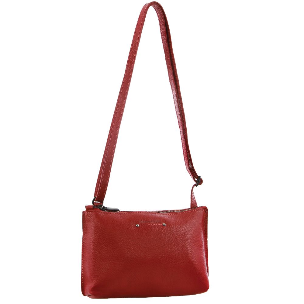 Bolsas Hombro Pierre Cardin Leather Trendy Cross-Body Bag Mujer Rojas | JLAT-62450