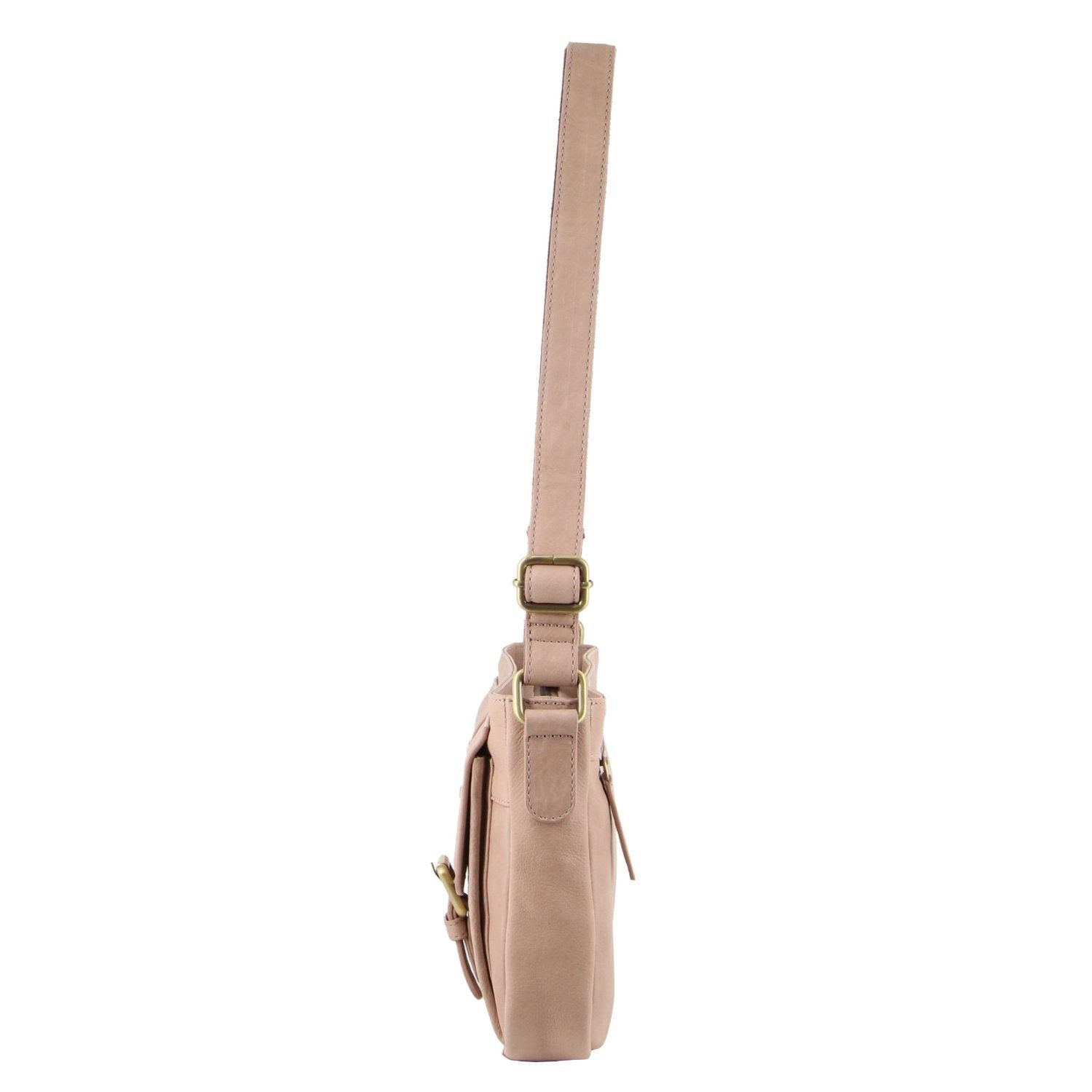 Bolsas Hombro Pierre Cardin Woven Leather Cross-Body Bag Mujer Rosas | SINQ-43109