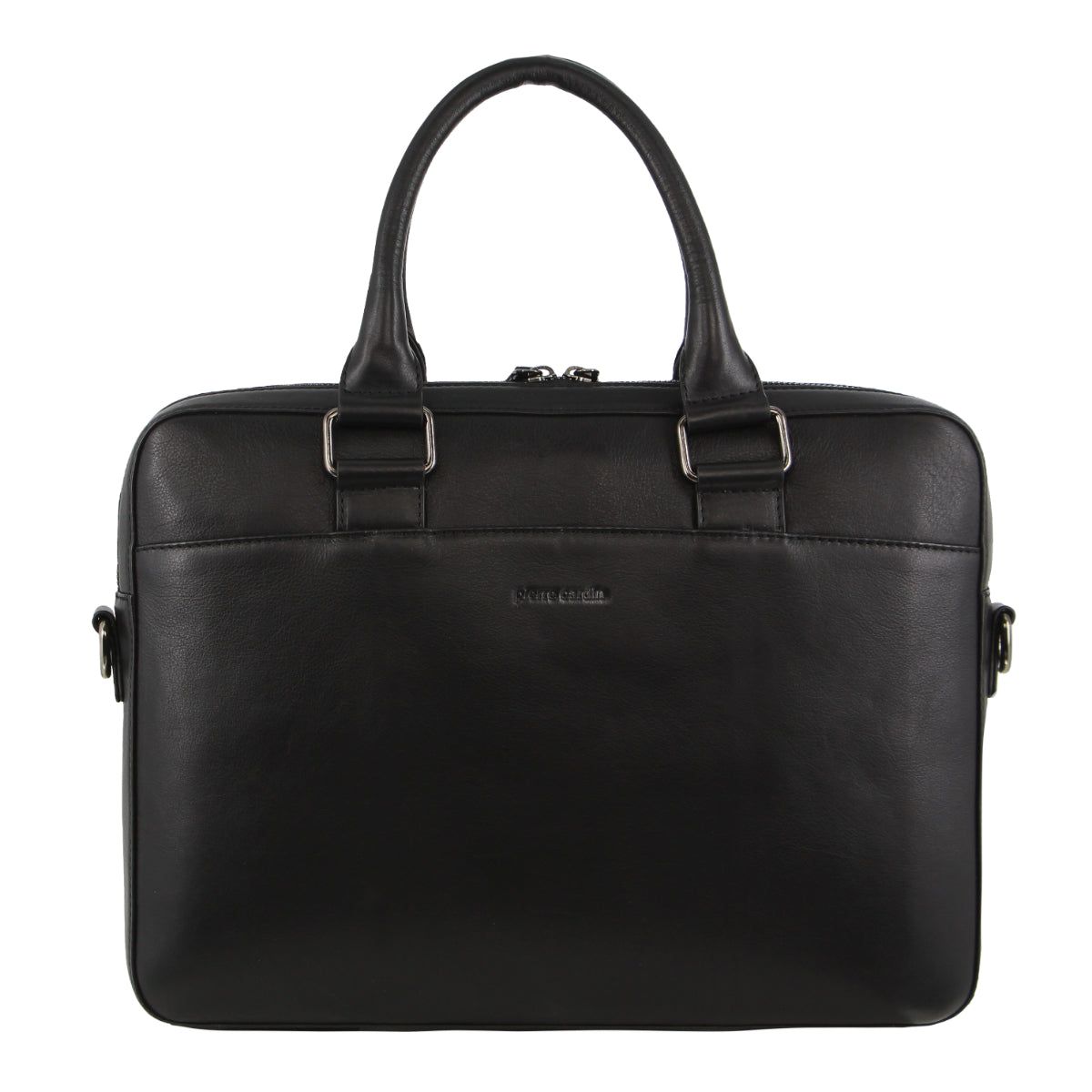 Business Computer Bags Pierre Cardin Leather Business Satchel Bag Hombre Negras | UIRH-68972