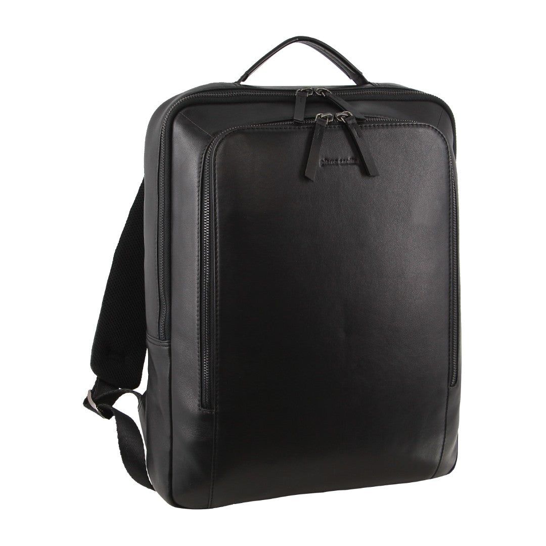 Business Computer Bags Pierre Cardin Leather Business Laptop Bag Hombre Negras | MSQZ-93180