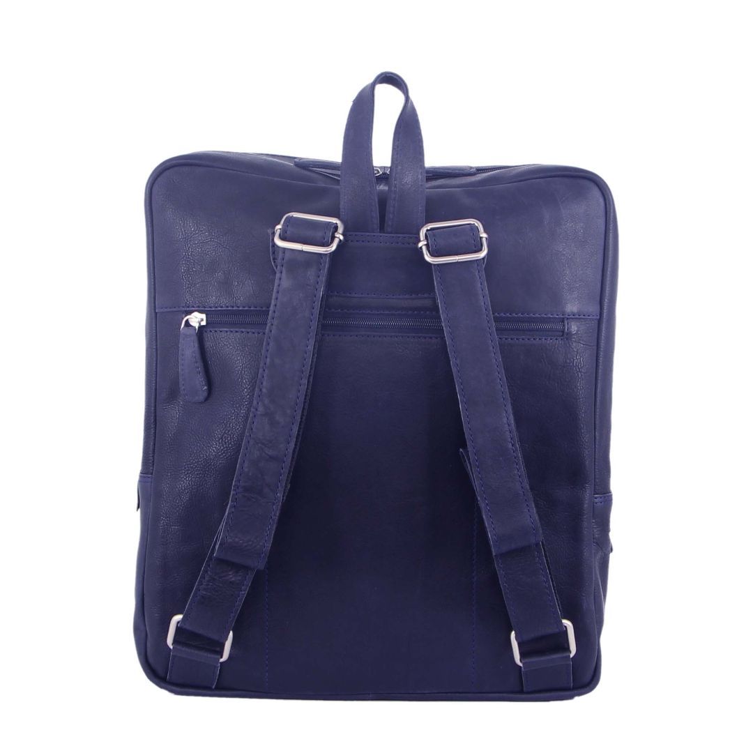 Business Computer Bags Pierre Cardin Rustic Leather Backpack Hombre Midnight | ISLT-80326