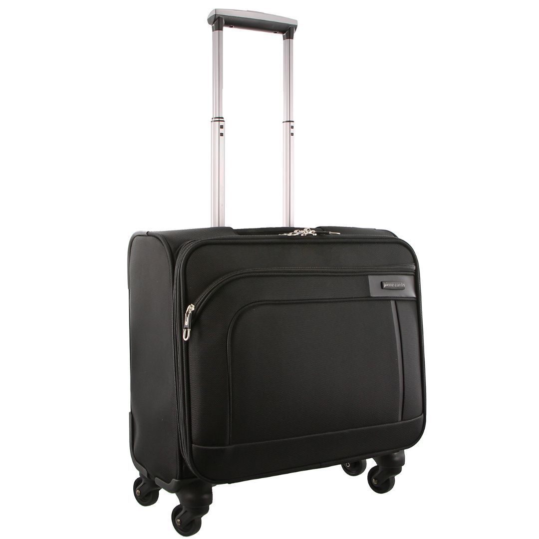 Cabin Cases Pierre Cardin 4 Wheel Mobile Office Cabin Case Hombre Negras | FPYD-40829