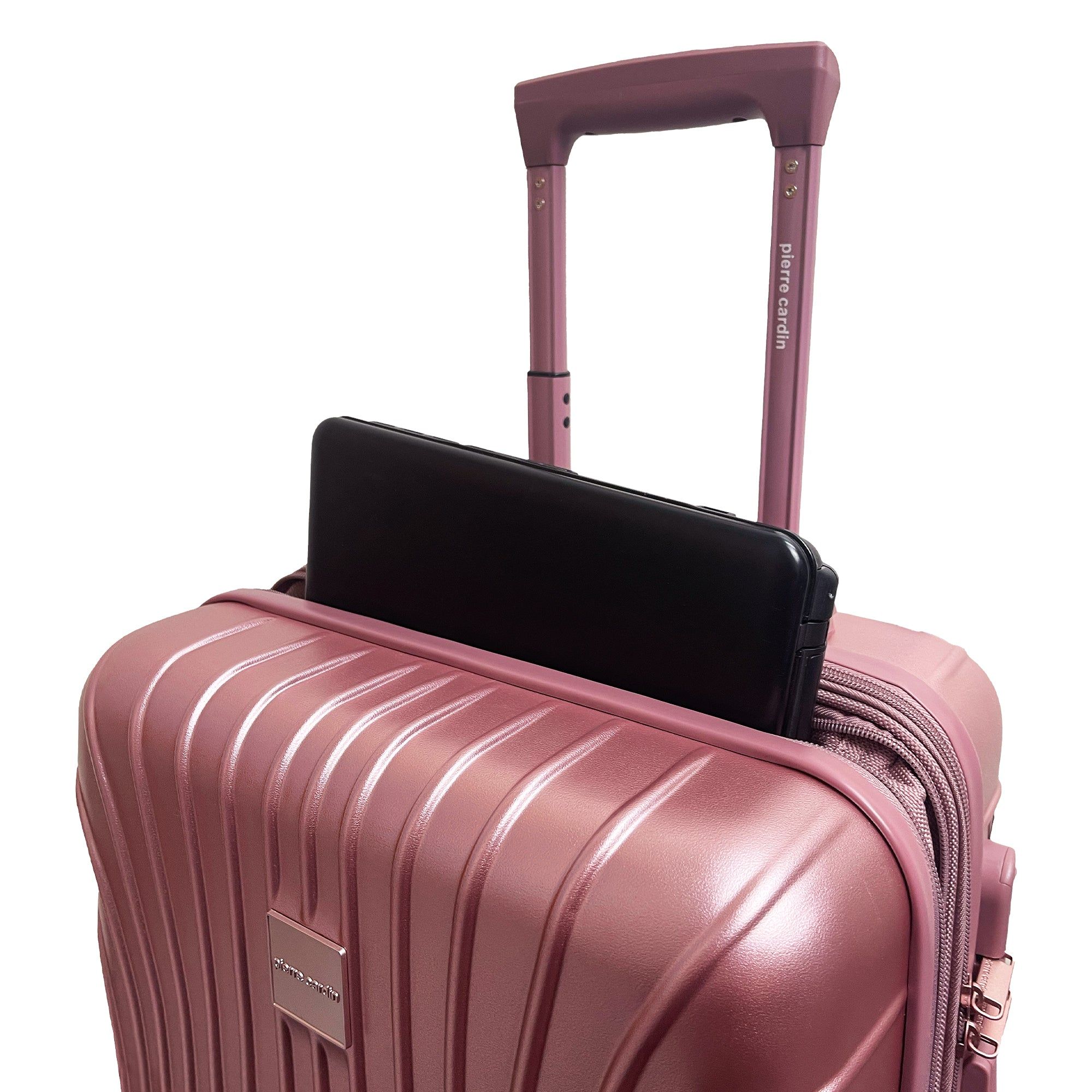 Cabin Cases Pierre Cardin 54cm CABIN Hard Shell Case Hombre Rosas | SHAG-68321