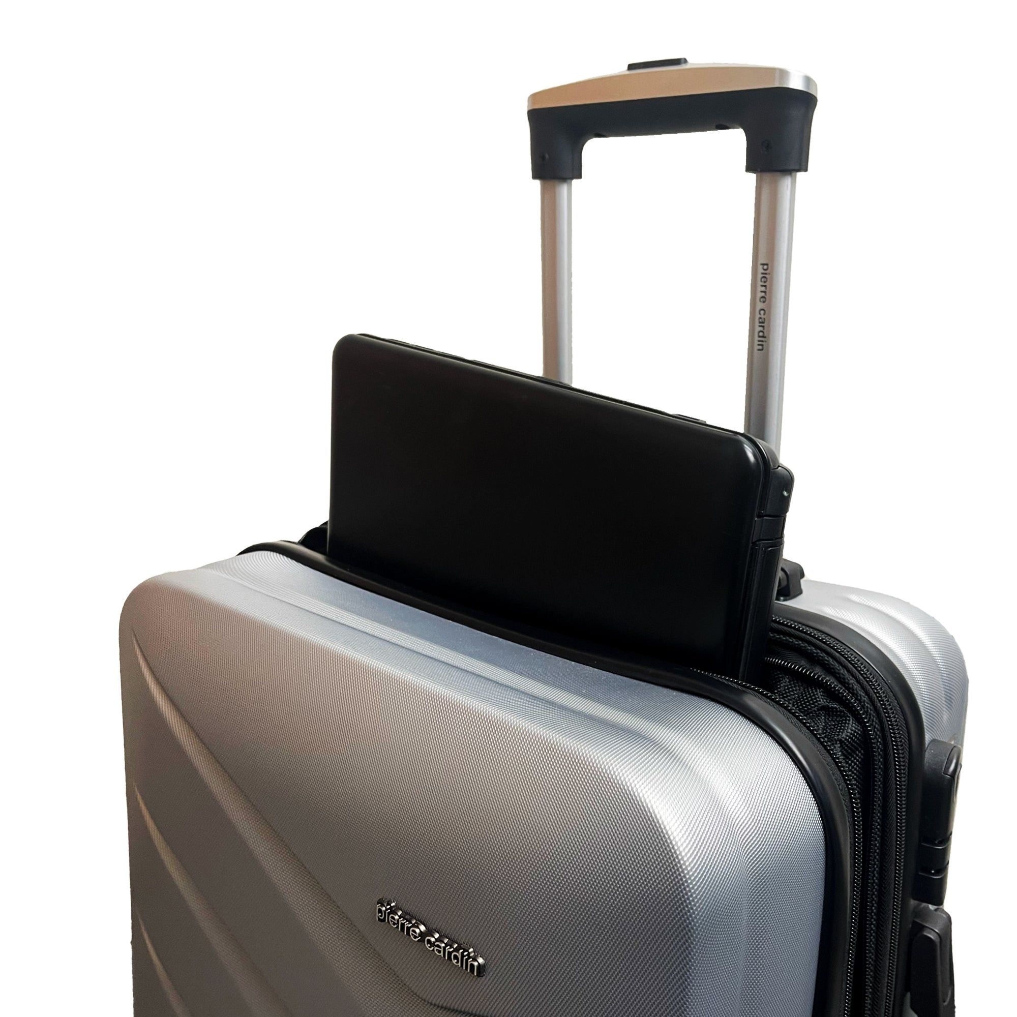 Cabin Cases Pierre Cardin 54cm CABIN Hard Shell Case Travel Plateadas | YTNK-51740