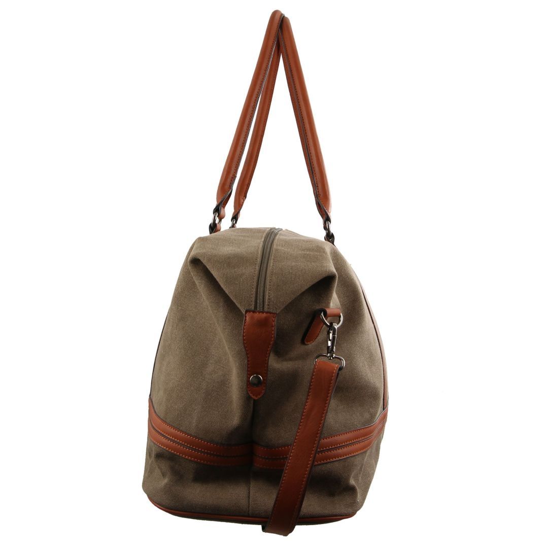 Canvas Bags Pierre Cardin Canvas Overnight Bag Hombre Marrones | SQVJ-78459