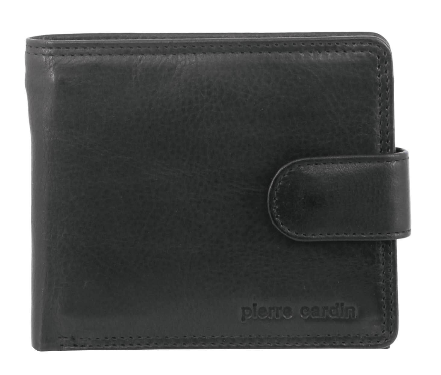 Carteras De Tres Pliegues Pierre Cardin Rustic Leather Wallet Hombre Marrones | TRCH-89430