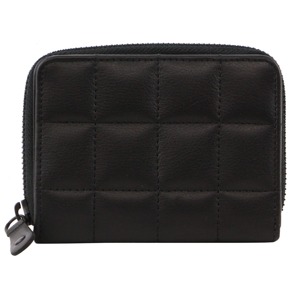 Carteras Grandes Pierre Cardin Italian Pleated Leather Press Stud Wallet Mujer Negras | DTNQ-85097