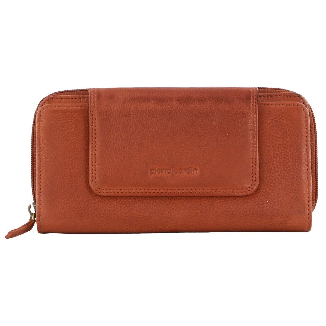 Carteras Grandes Pierre Cardin Leather Bi-Fold Tab Wallet Mujer Turquesa | HTYI-02845