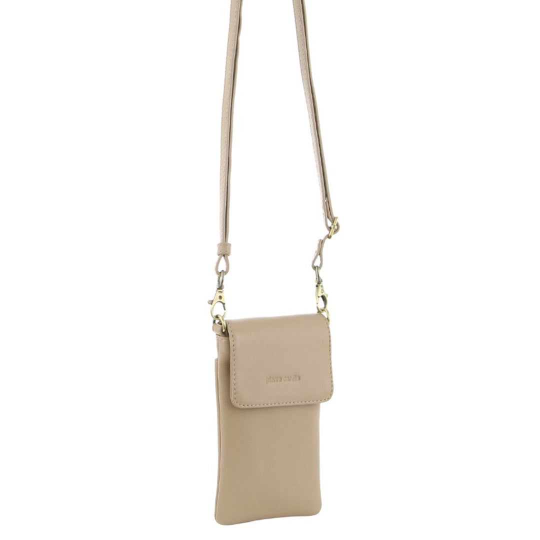 Carteras Grandes Pierre Cardin Leather Phone Cross-Body Bag Mujer Doradas | XWJP-92876