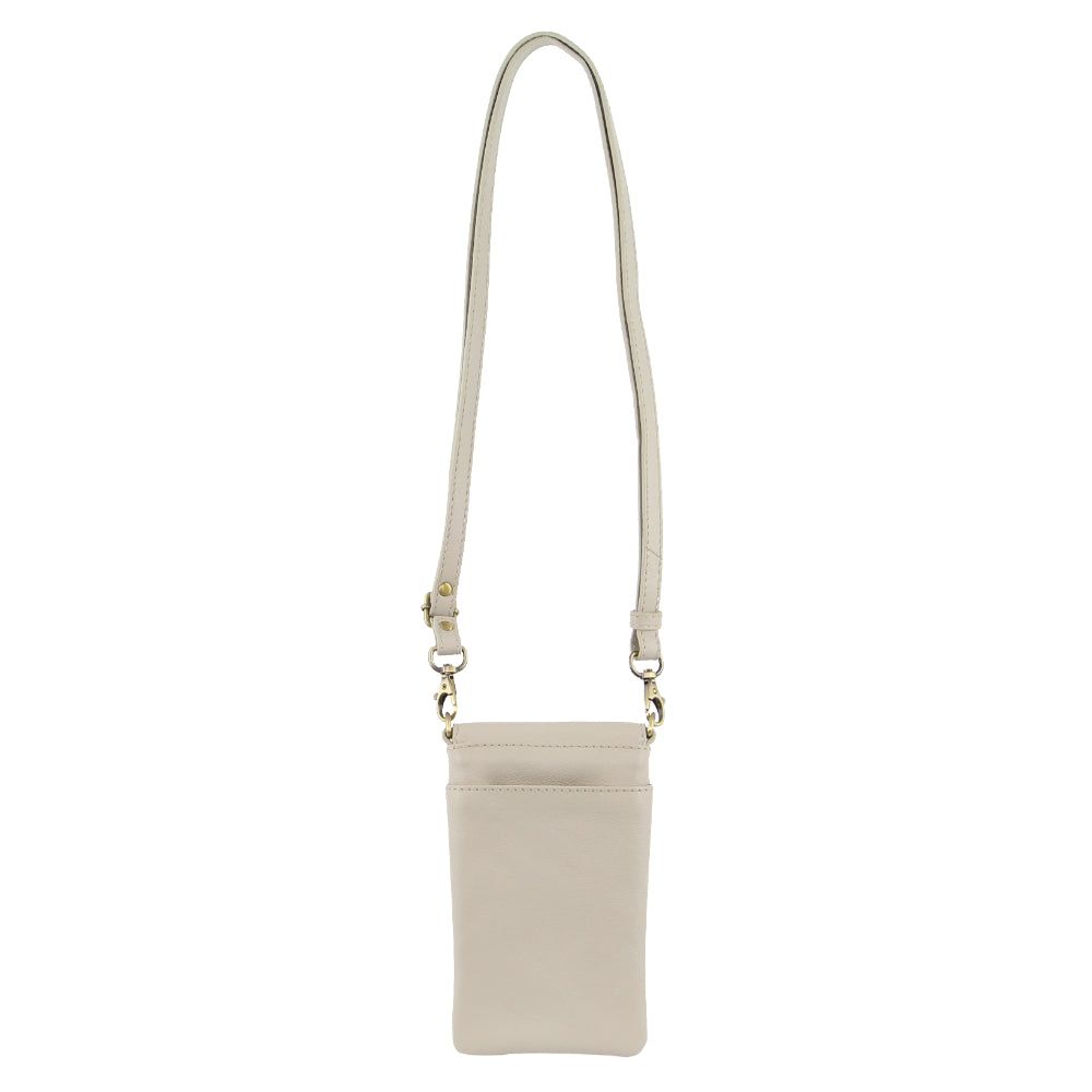 Carteras Grandes Pierre Cardin Leather Phone Cross-Body Bag Mujer Beige | YNCR-96738