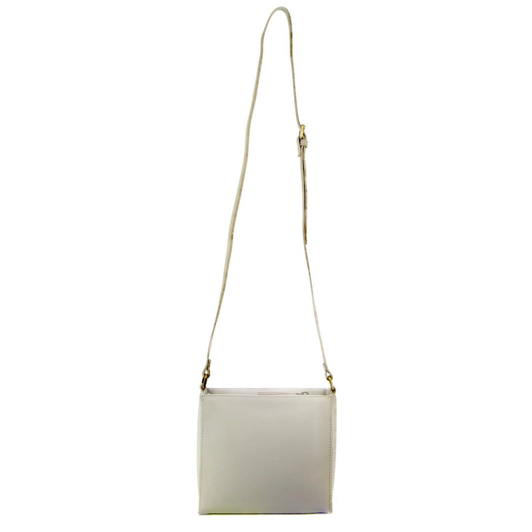 Clutch Pierre Cardin Leather Diamond Pattern Embossed Cross-Body Bag Mujer Beige | IDAP-60148