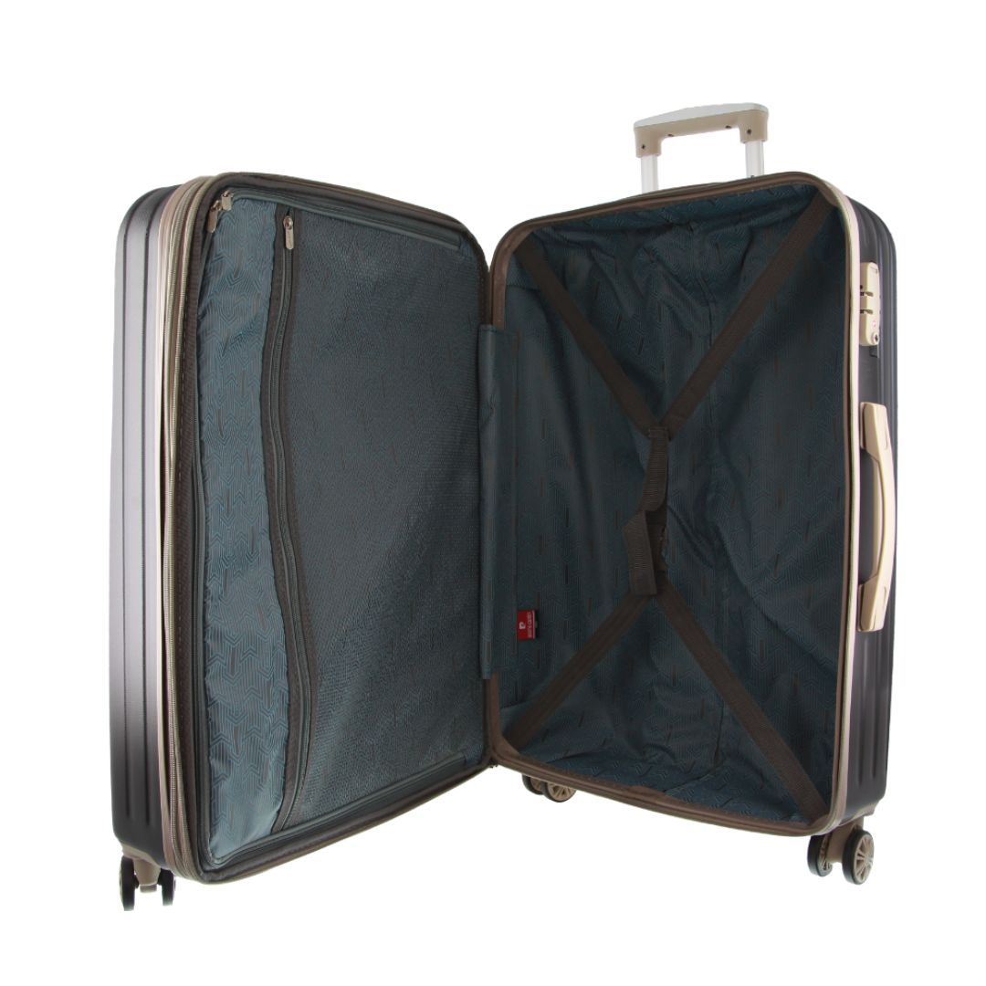 Hard Shell Cases Pierre Cardin 70cm Medium Hard-Shell Suitcase Travel Negras | JBTX-45076