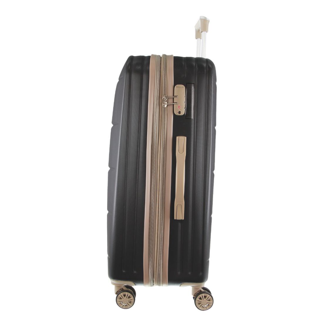 Hard Shell Cases Pierre Cardin 70cm Medium Hard-Shell Suitcase Travel Negras | JBTX-45076