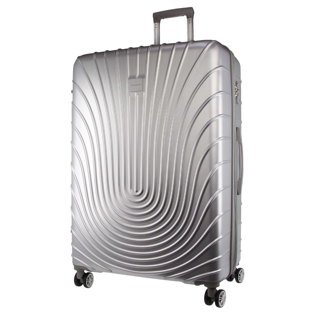 Hard Shell Cases Pierre Cardin 80cm LARGE Hard Shell Case Travel Plateadas | IODC-63015