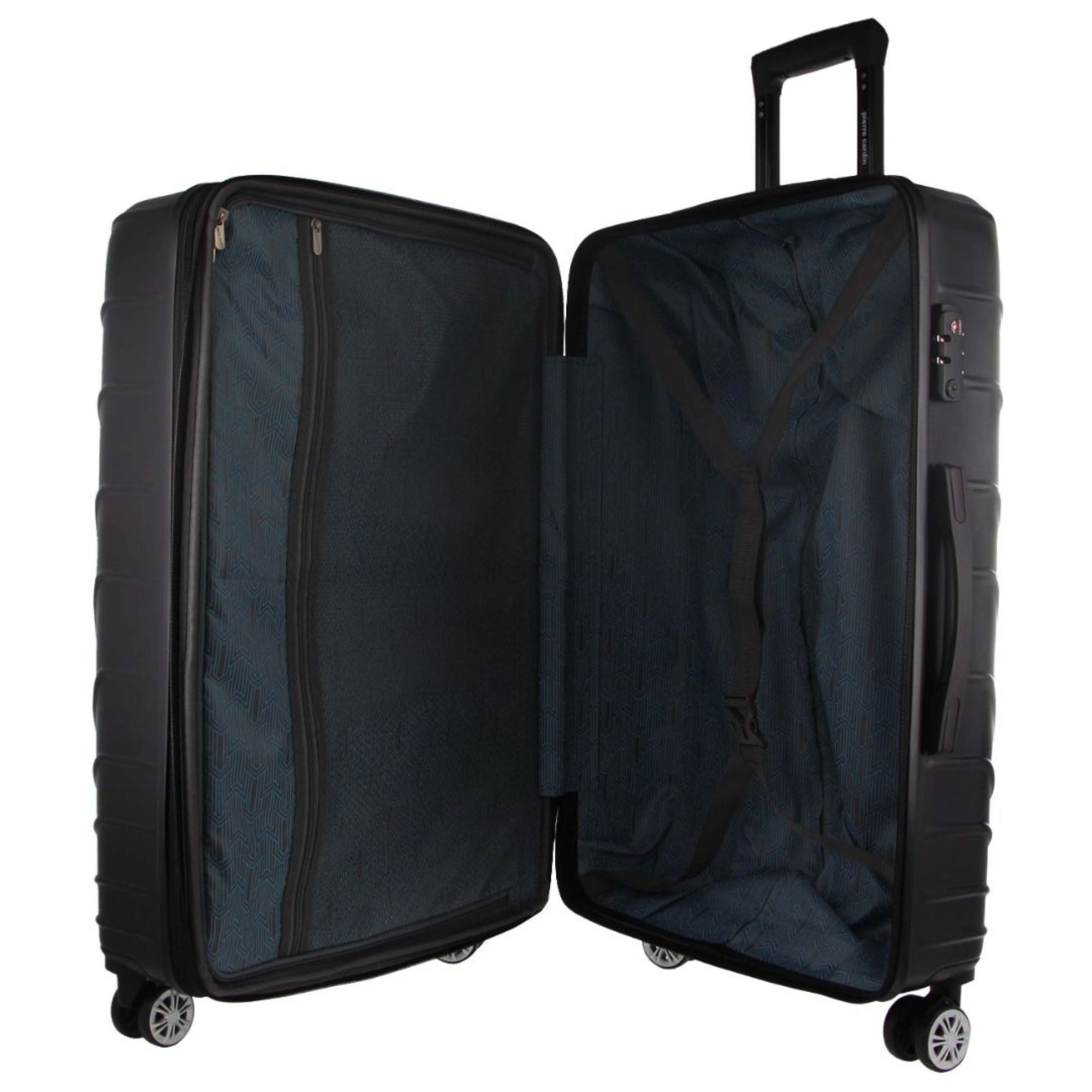 Hard Shell Cases Pierre Cardin 80cm LARGE Hard Shell Case Travel Negras | RCUK-61285