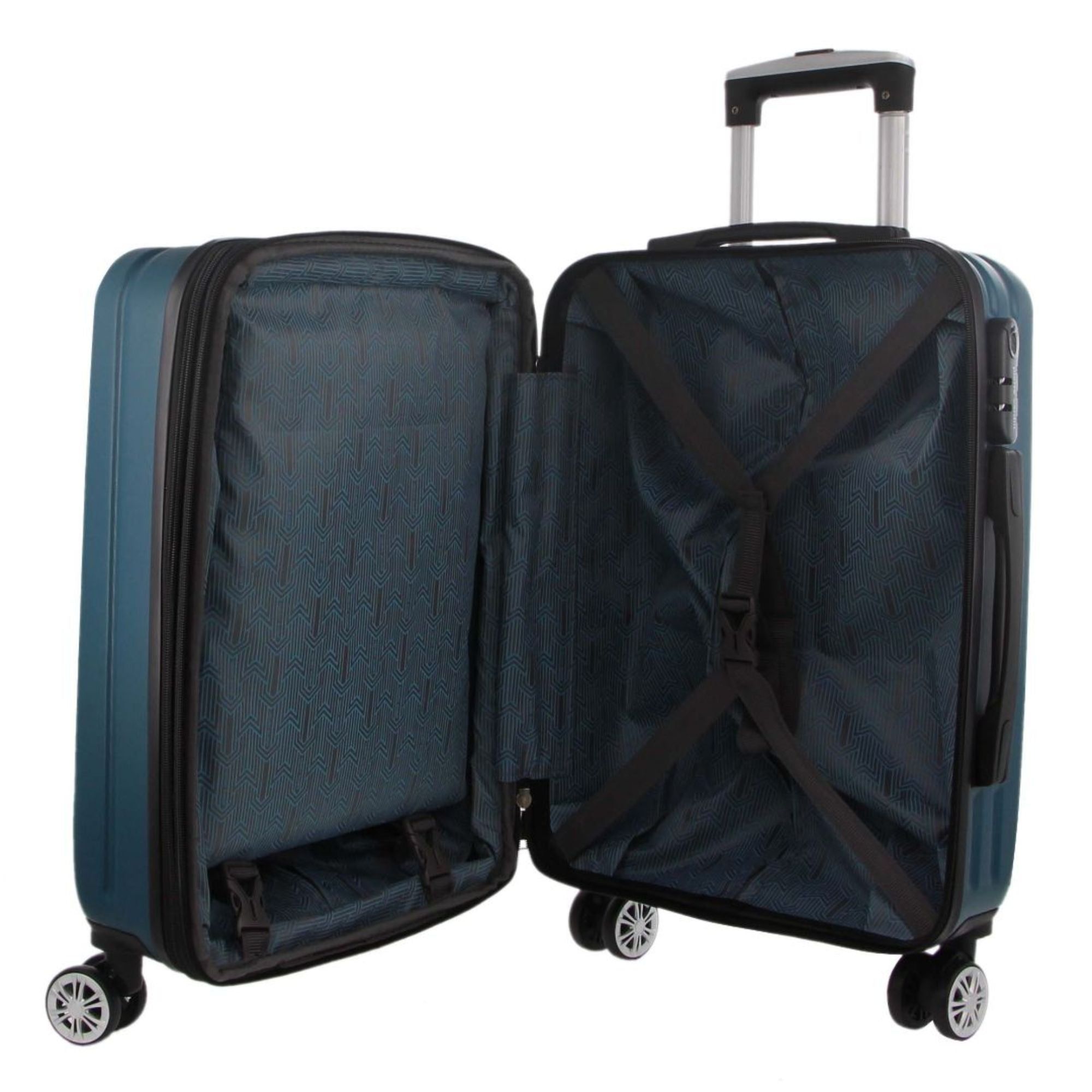 Hard Shell Cases Pierre Cardin 80cm LARGE Hard Shell Case Travel Turquesa | ORXY-59721