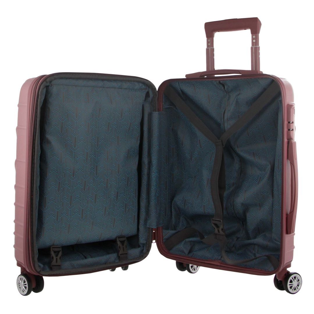 Large Cases Pierre Cardin 80cm LARGE Hard Shell Case Travel Rosas | OJYR-85940