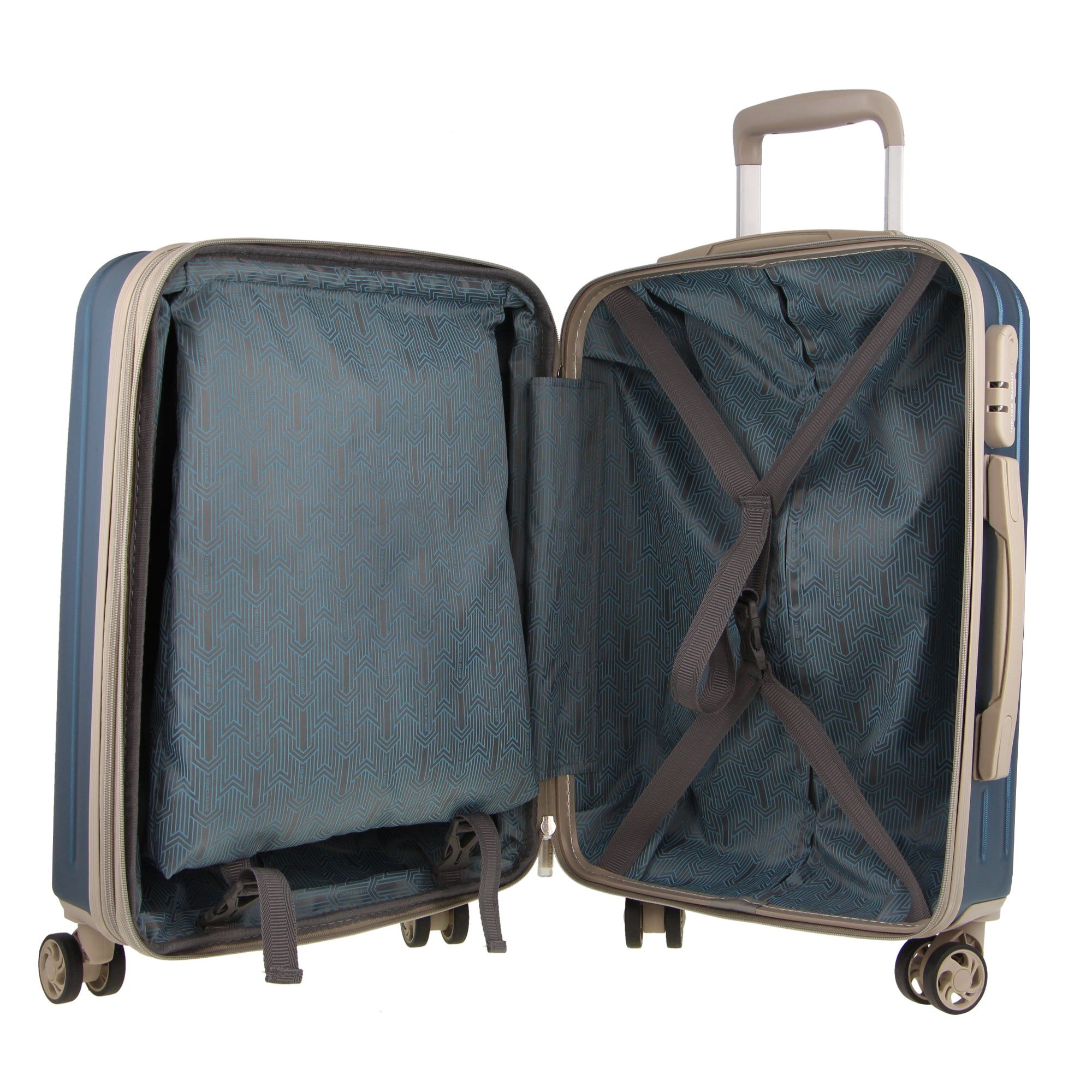 Maletas Pierre Cardin 70cm Medium Hard-Shell Suitcase Travel Azules | BKMY-56193