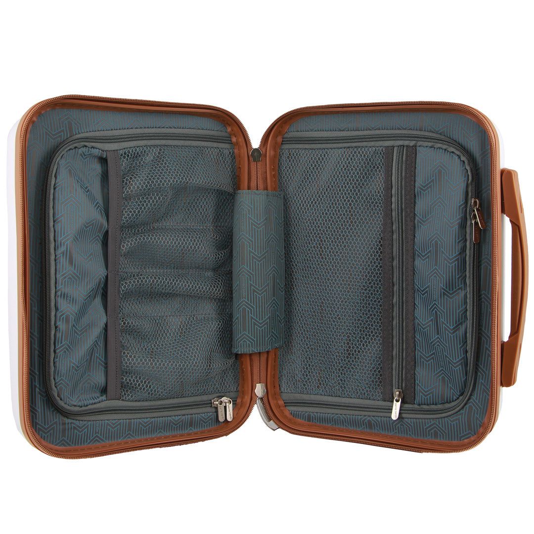 Maletas Pierre Cardin Hard Shell Beauty Case Travel Blancas | QJVA-61392