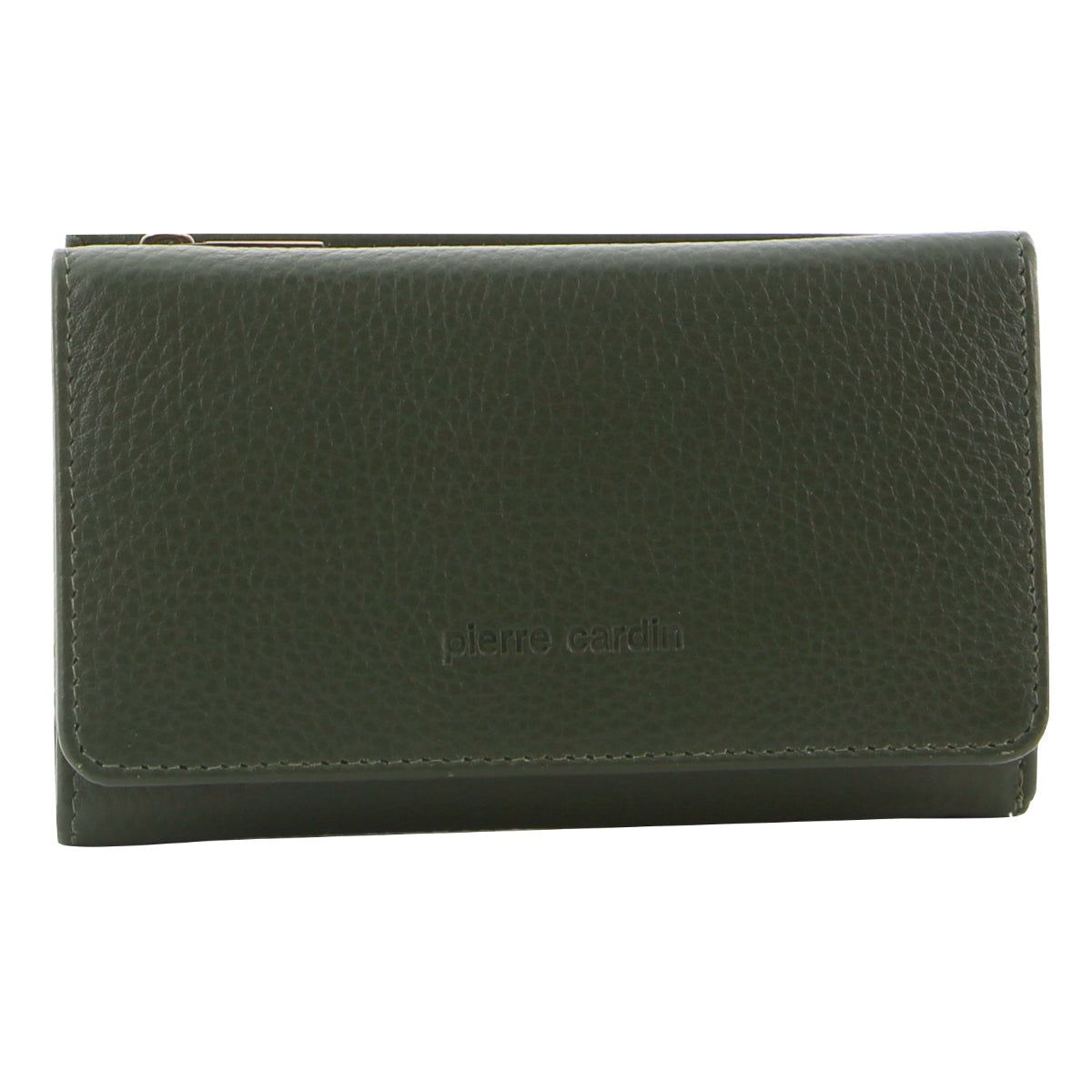 Medium Wallets Pierre Cardin Leather Tri-Fold Wallet Mujer Moradas | JSRP-86543