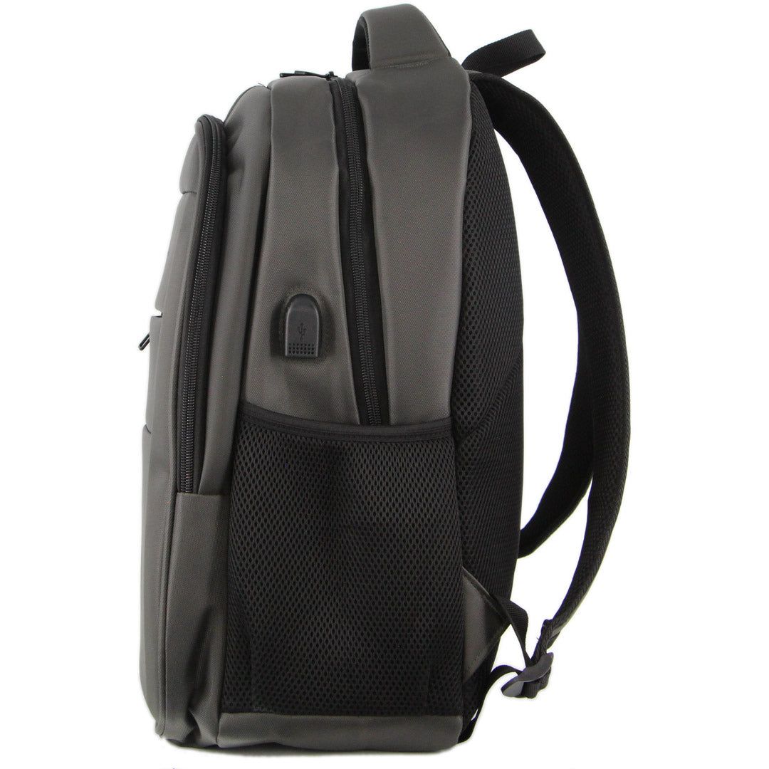 Mochila De viaje Pierre Cardin Travel & Business Backpack with Built-in USB Port Travel Gris | CXKJ-12435