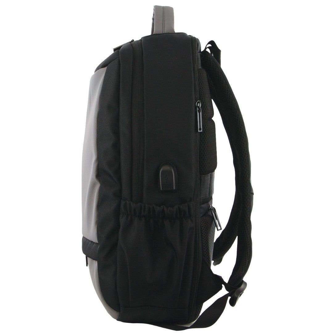 Mochila De viaje Pierre Cardin Travel & Business Backpack with Built-in USB Port Travel Gris Oscuro | VXAE-40869