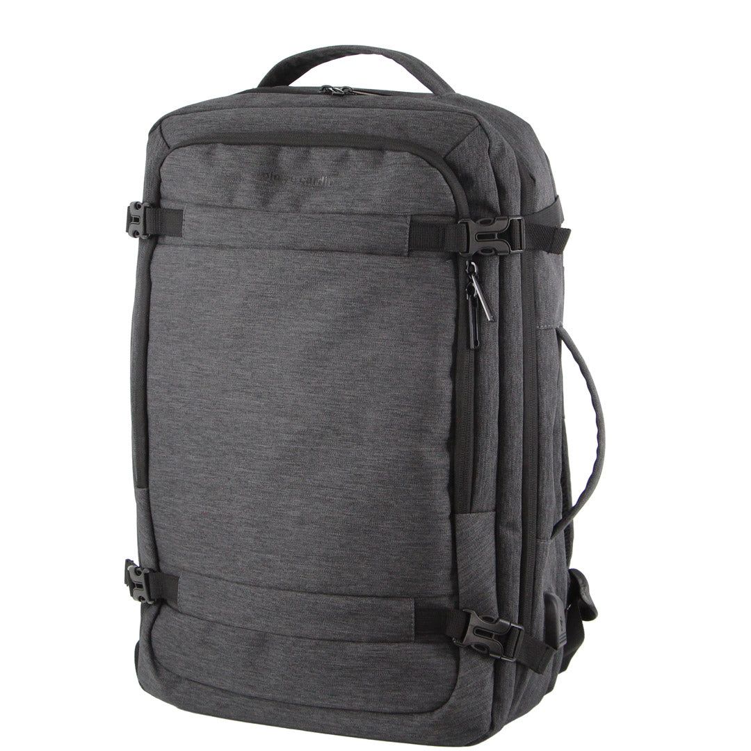 Mochila De viaje Pierre Cardin Travel & Business Backpack with Built-in USB Port Travel Gris | UYXT-48572