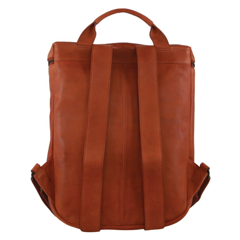 Mochilas Pierre Cardin Leather Backpack Mujer Marrones | RGZX-32596